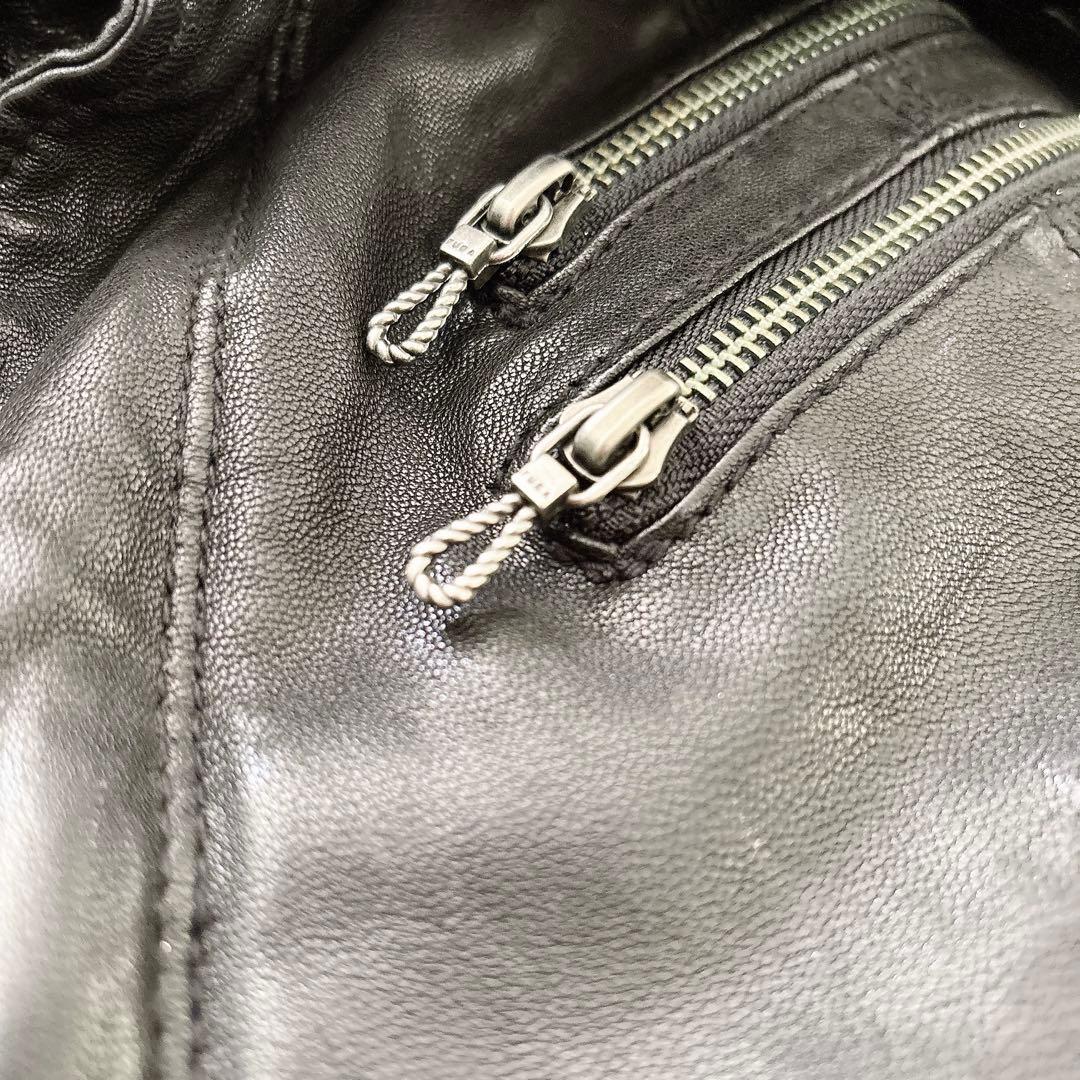 ジャケット・アウター FUGA goat leather riders jacket 00s Y2K