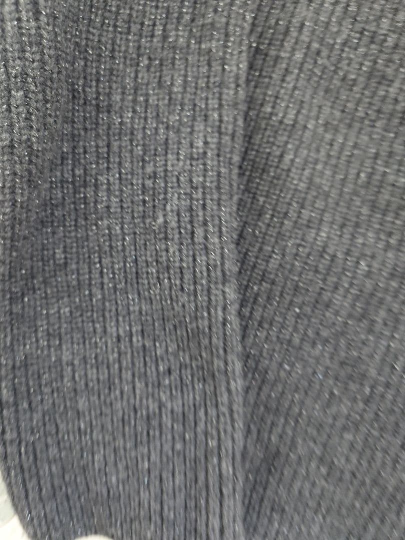 あったか素材今着れるRené グレー 花モチーフ 長袖セーター