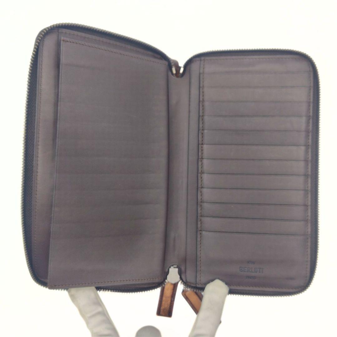 ベルルッティ カリグラフィ タリ スクリットレザー オーガナイザー 長財布