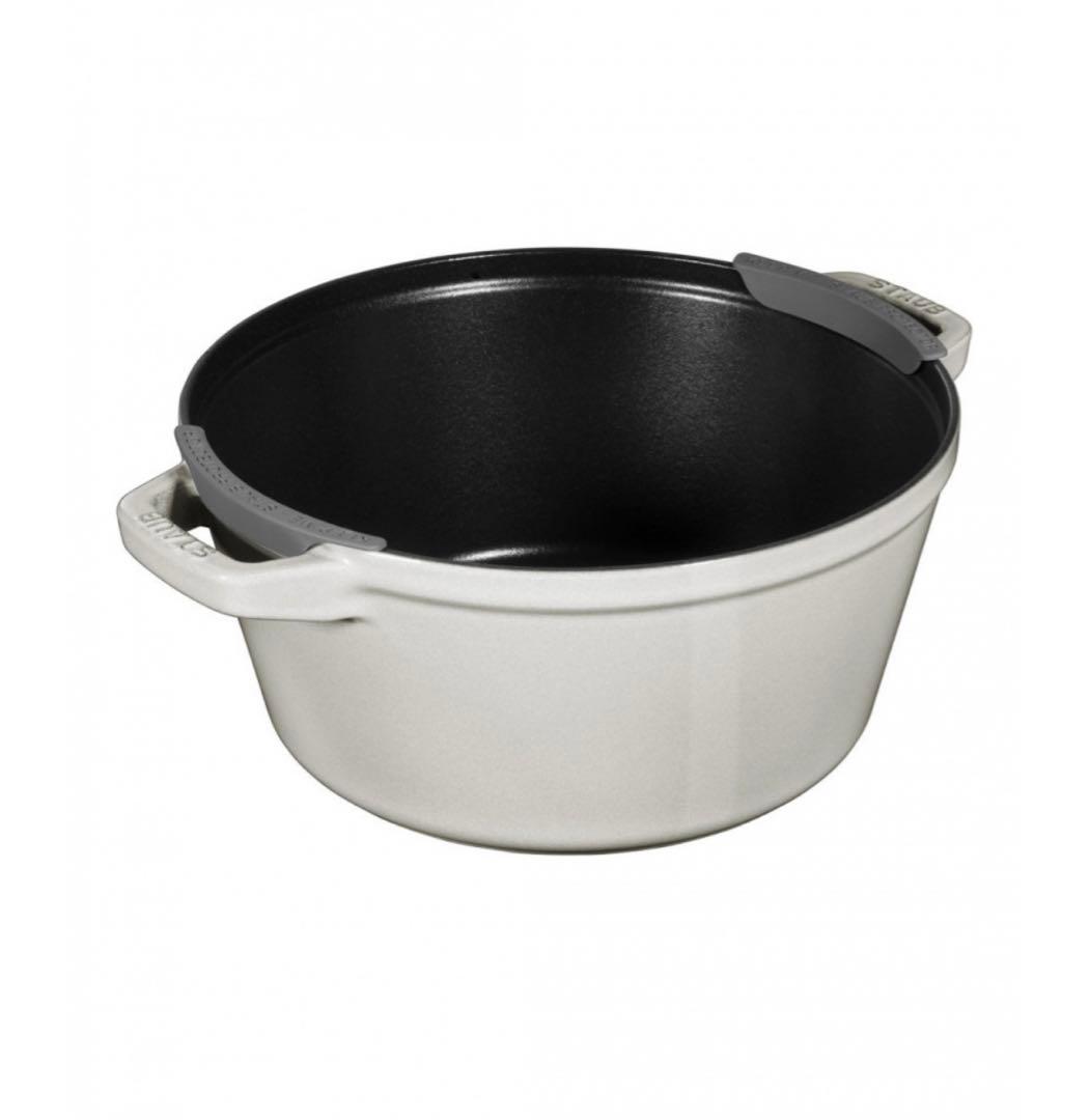 スタッカブルココット24cm 3pcsセット　カンパーニュ 新品未使用