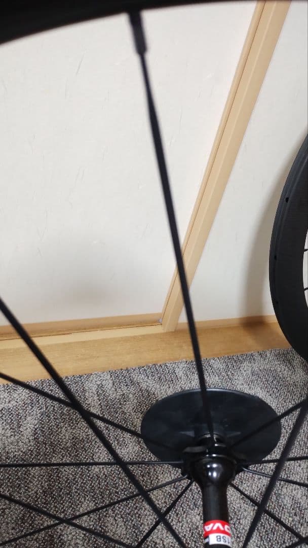 新品未使用　カーボン　チューブラー　ホイール前後リムブレーキ