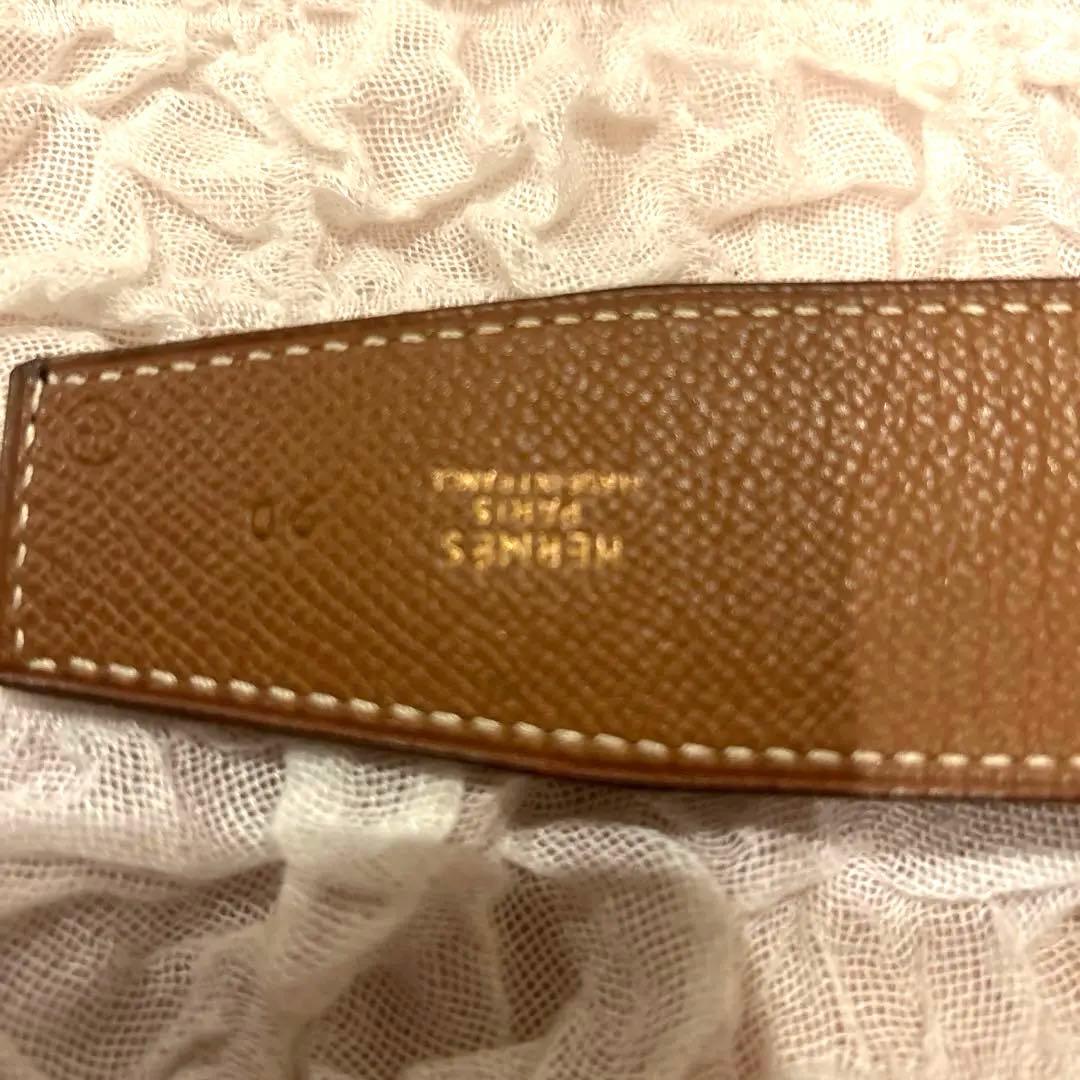 Hermès リバーシブル　レザー ベルト 85-95