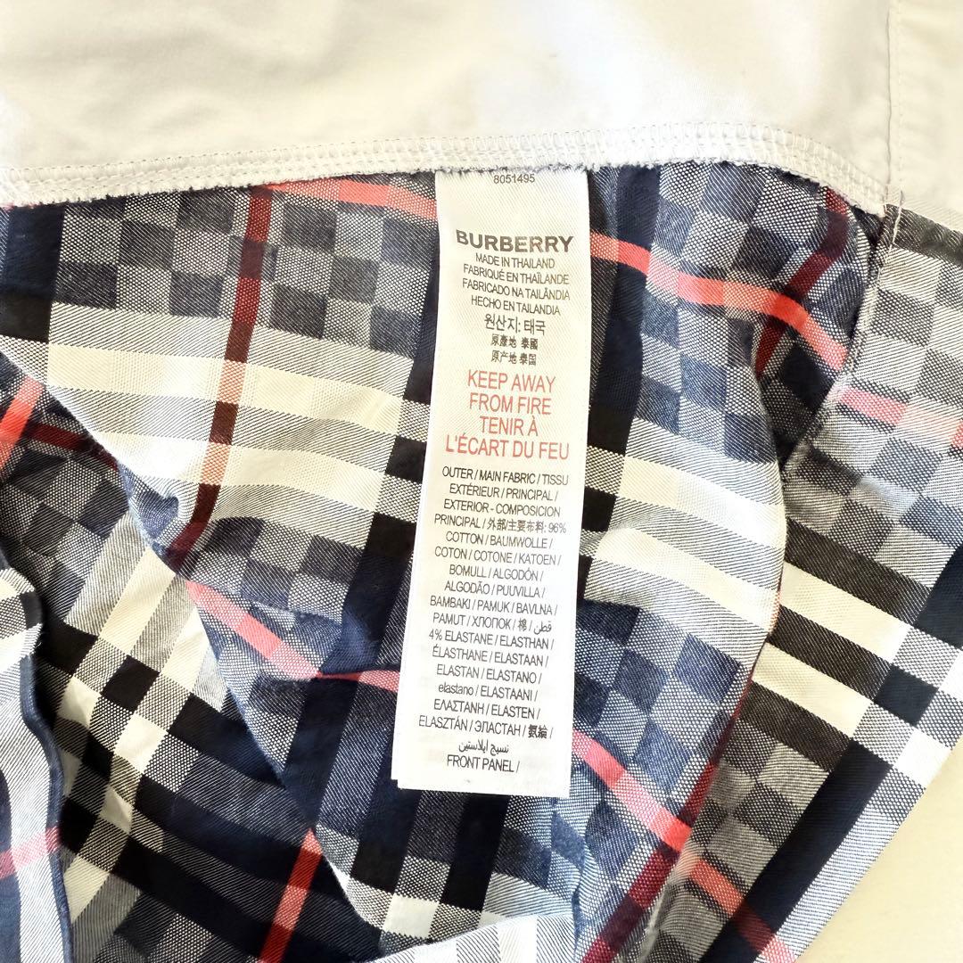 BURBERRY バーバリー 半袖 ワンピース 8Y 128cm チェック切替