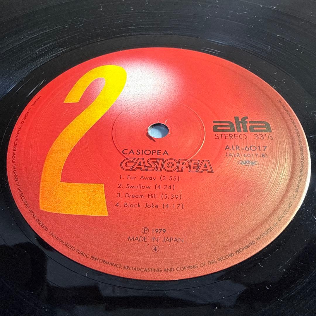 LP12inカシオペアデビューアルバム 盤ジャケ帯解説状態良好