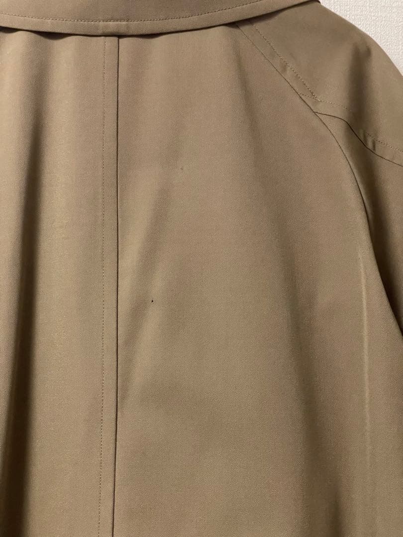 難ありMBハイエンド尾州ウールタイロッケンコートS トレンチコート ベージュ