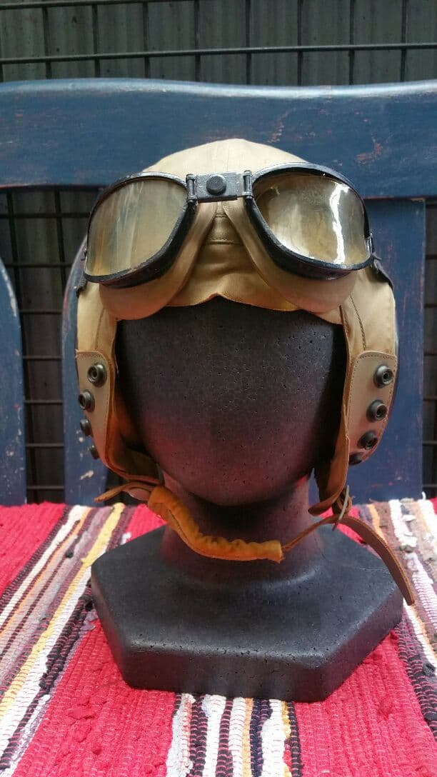 ＷＷ2 実物　フライトキャップ　ゴーグル