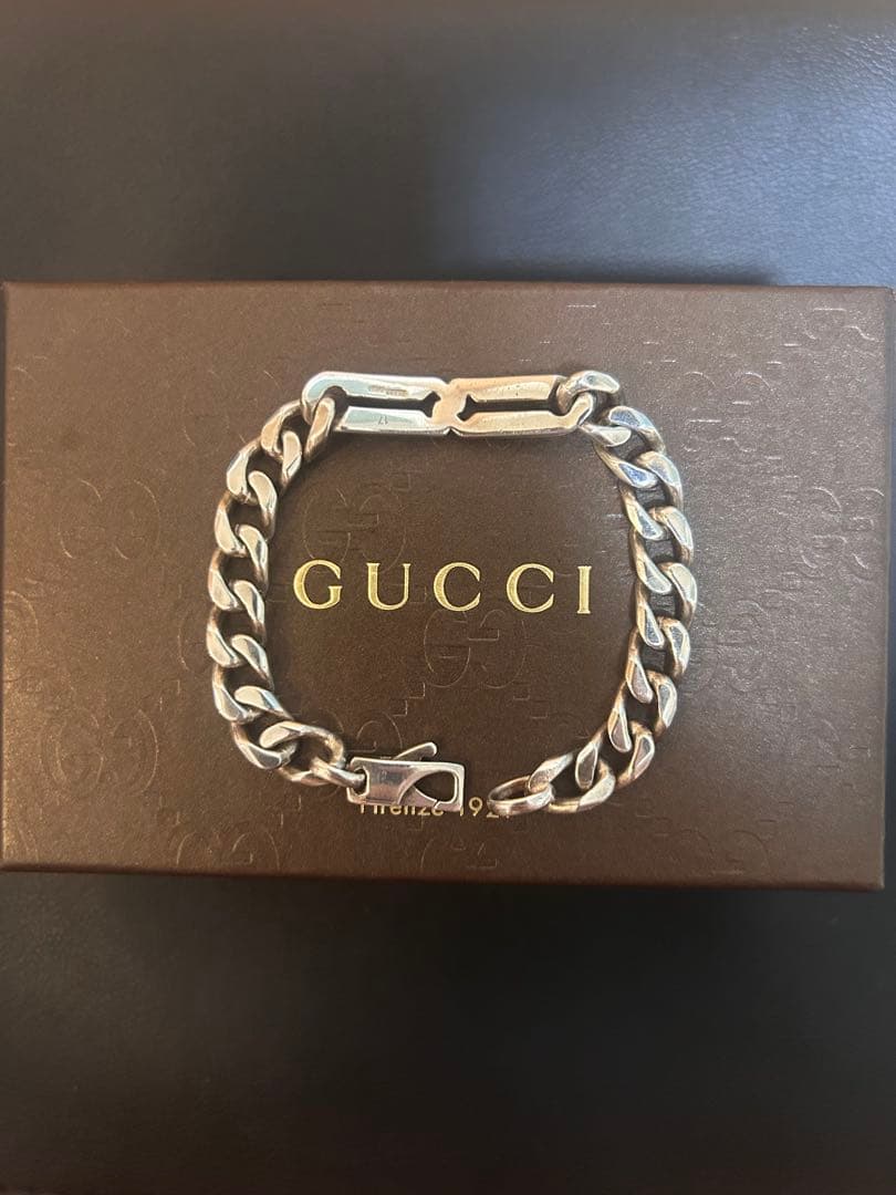 taco5310 GUCCI シルバーチェーンブレスレット