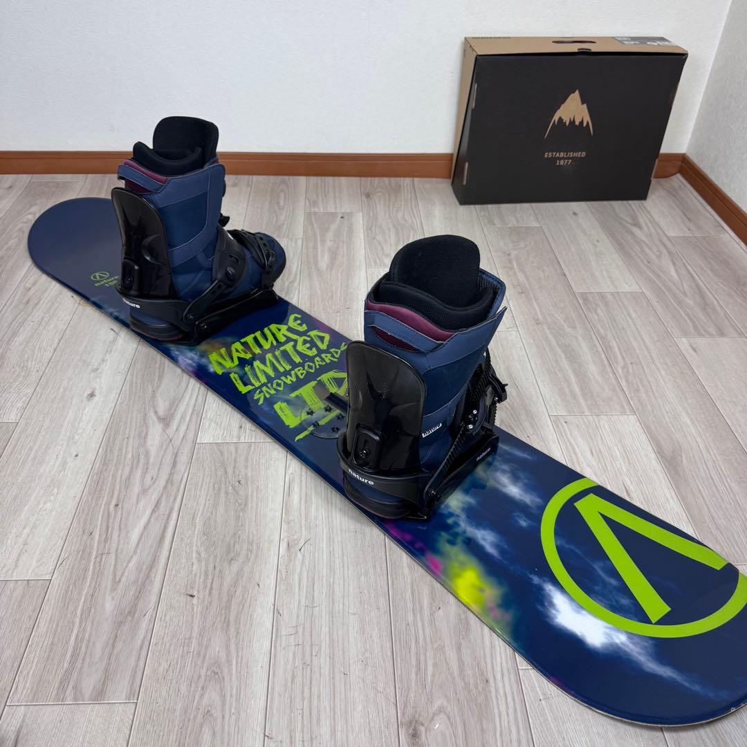 専用nature スノーボード 150cm 三点セット