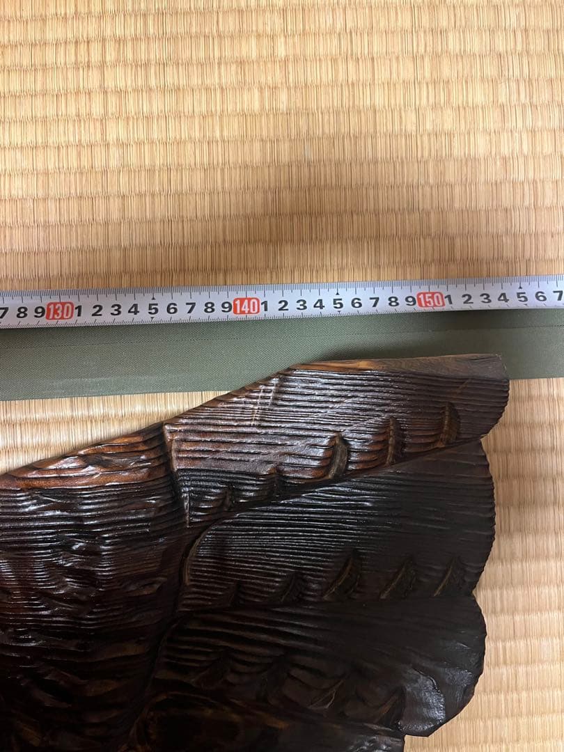 木彫りフクロウ　ウェルカムプレート