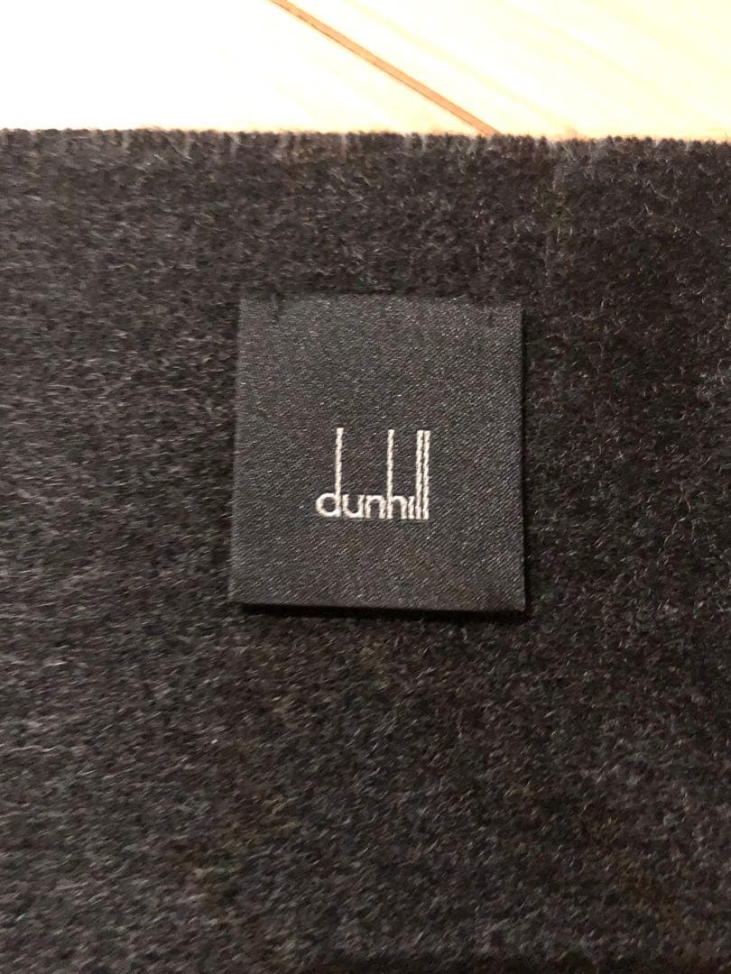 ダンヒル dunhill カシミヤ マフラー ストール チェック柄　極美品