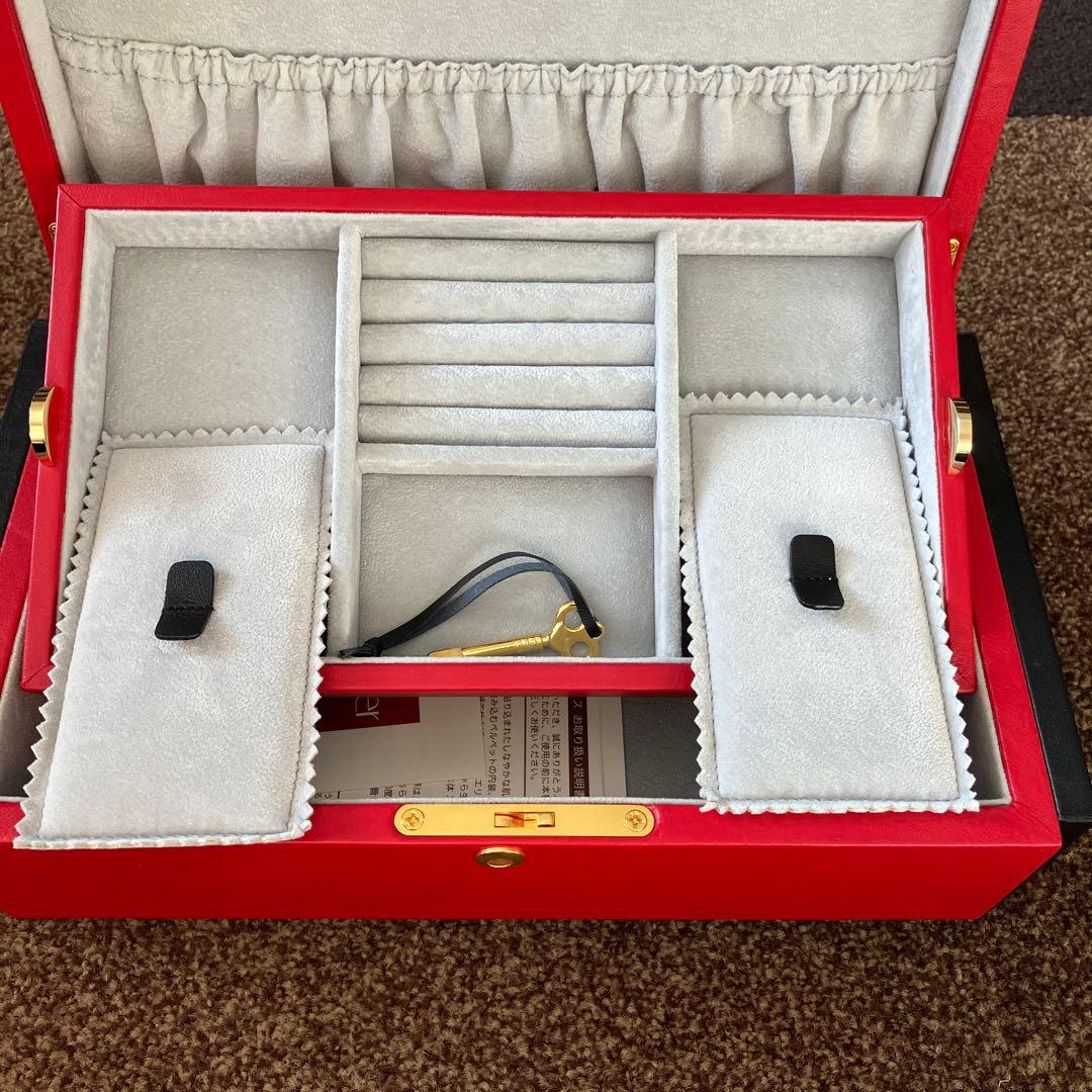 ジュエリーボックス　アクセサリーケース 鍵付き