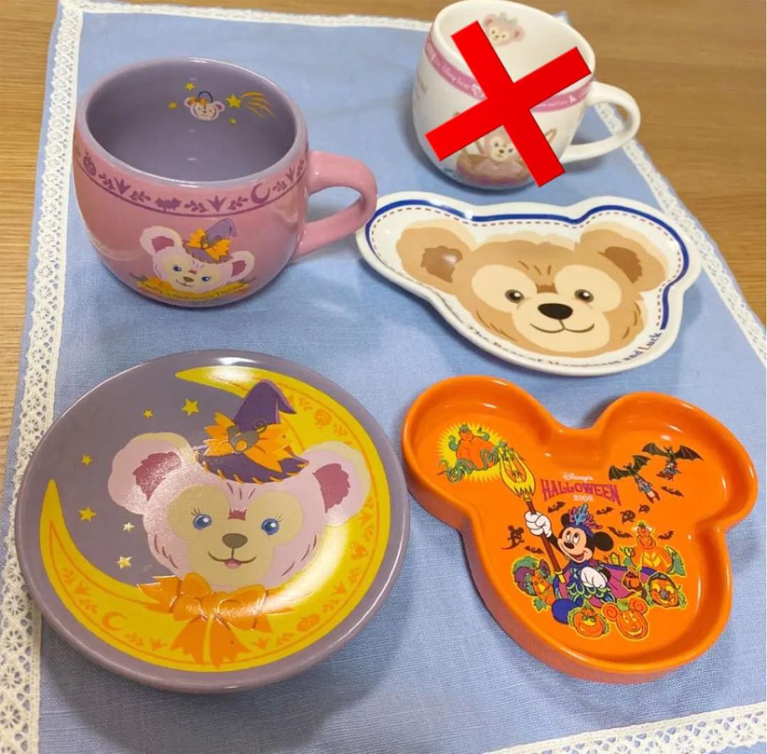 ディズニー スーベニア コップ 皿