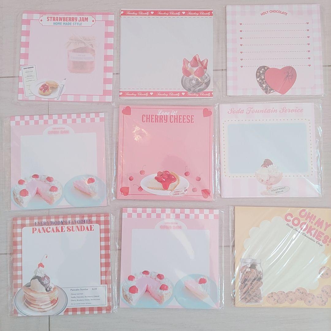 CHICHIPI様♡スイーツ柄メモ♡大量❣️まとめ売り メモ デザインペーパー
