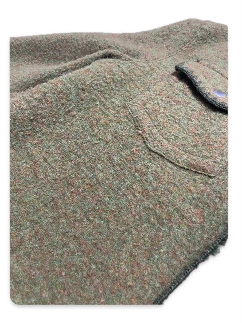 CABaNウールフリースシャツブルゾン