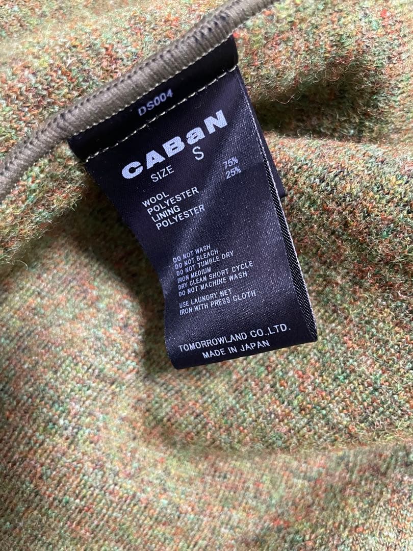 CABaNウールフリースシャツブルゾン