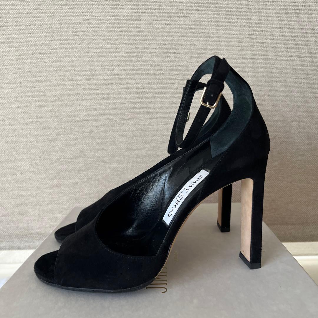 極美品スエードハイヒール