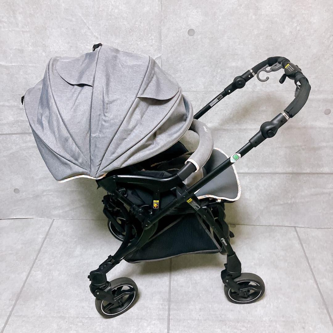 pigeon ランフィリノン グレー RB1LZ ベビーカー A型 両対面式