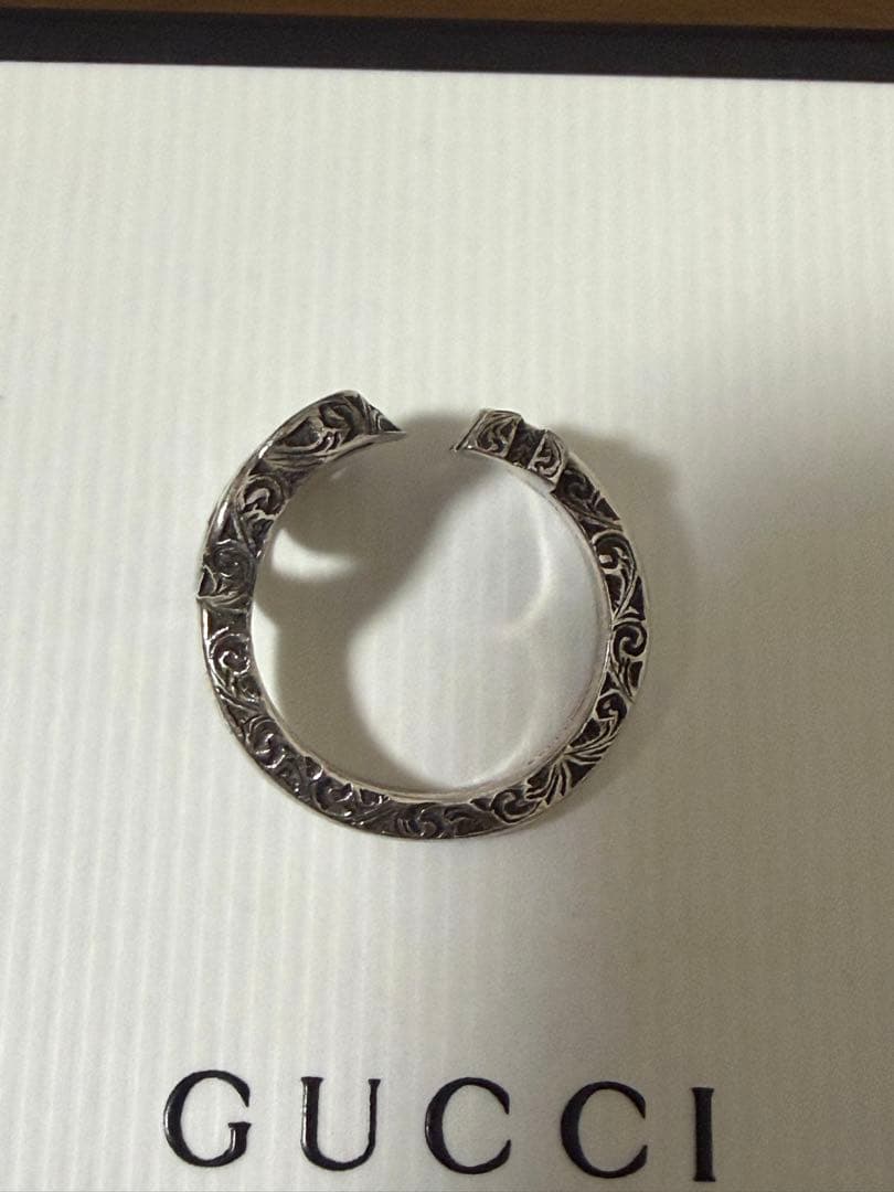 GUCCI メンズ シルバーリング15号