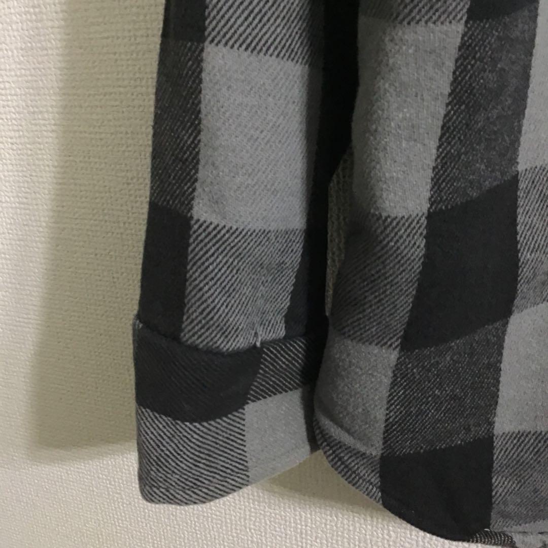 90s FIVE BROTHER ネルシャツ ブロックチェックキルティング