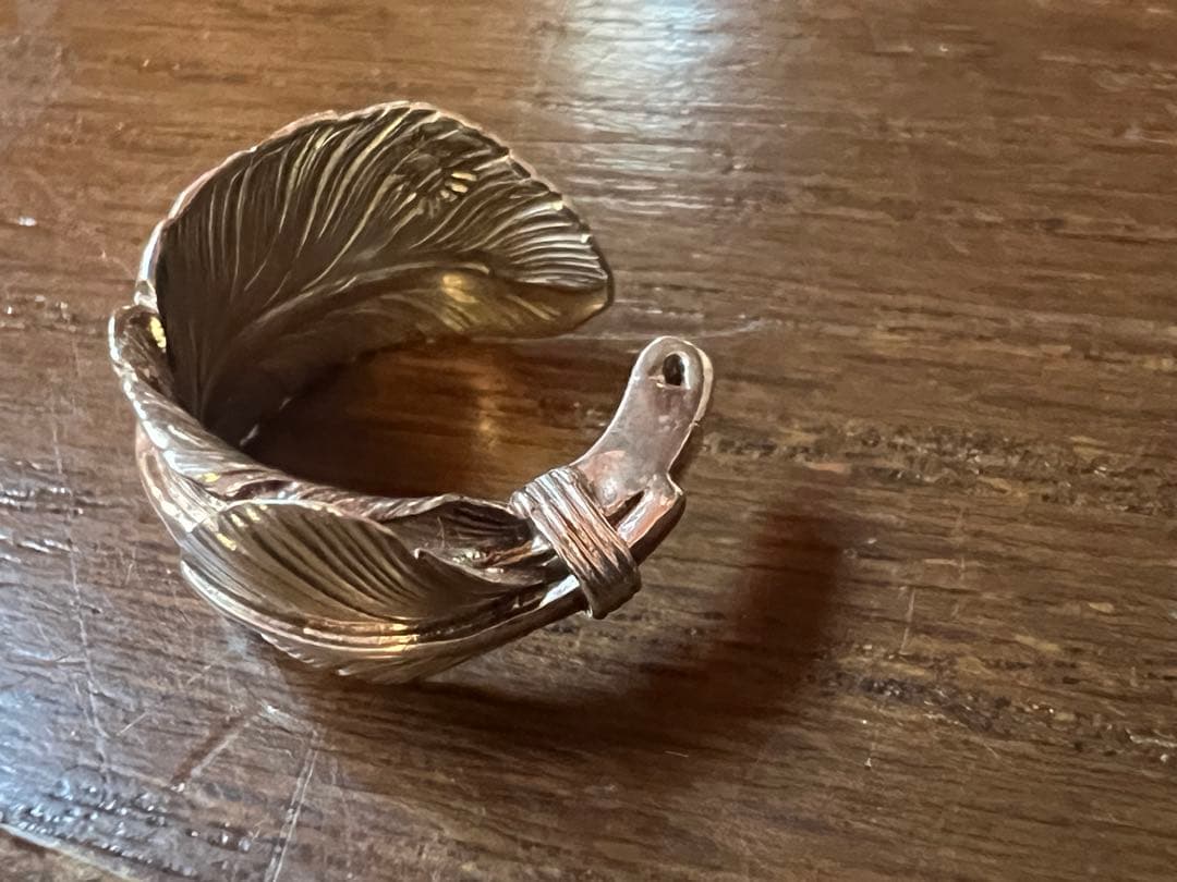 m*0様 アリゾナフリーダム　ハート付きフェザーリング　9号　ピンキーリング