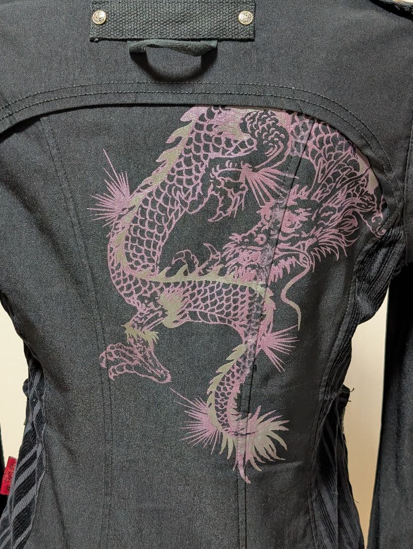 ozzon 龍柄 ドラゴン ミリタリー風ジャケット