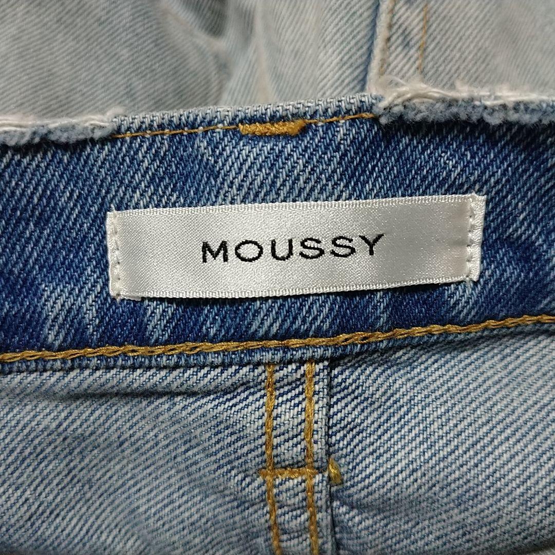 (未使用)MOUSSY HW DAMAGE LOOSE STRAIGHT 26