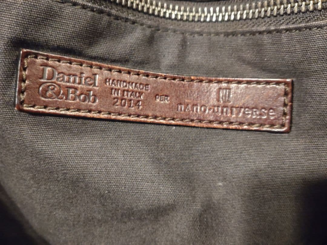 【希少】Daniel & Bob ナノ・ユニバース別注 アラドーロ 保存袋付き