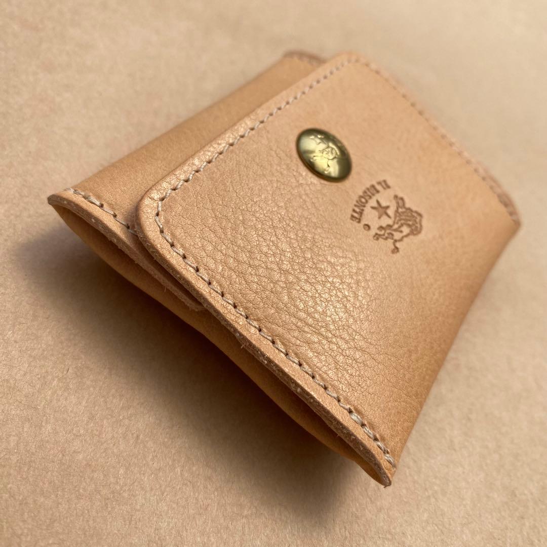 イルビゾンテ　ケース　小銭入れ　小物入れ　ナチュラル