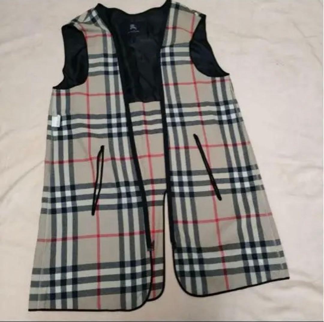 バーバリーロンドン　綿コート　4Lステンカラー　ノバチェック