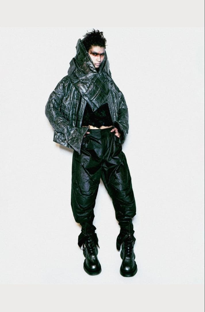 新品未使用JULIUS ダウン ネックウォーマー マフラー　ユリウス　ストール