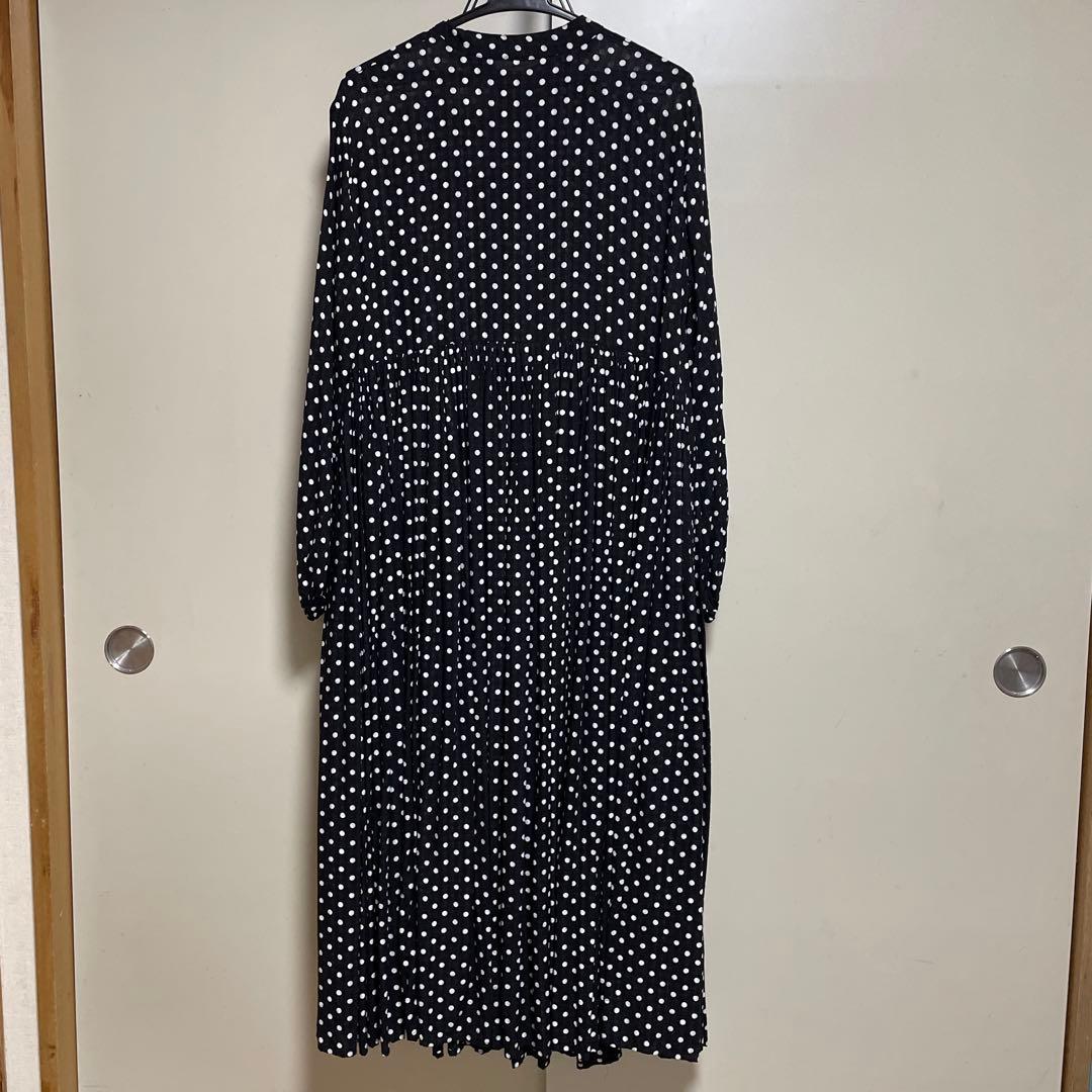 【サイズ0】BEARDSLEY ドットギャザーワンピース