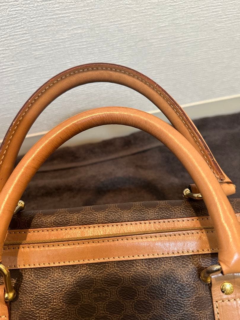 CELINE セリーヌ　ミニボストンバッグ　ハンドバッグ　マカダム　M14