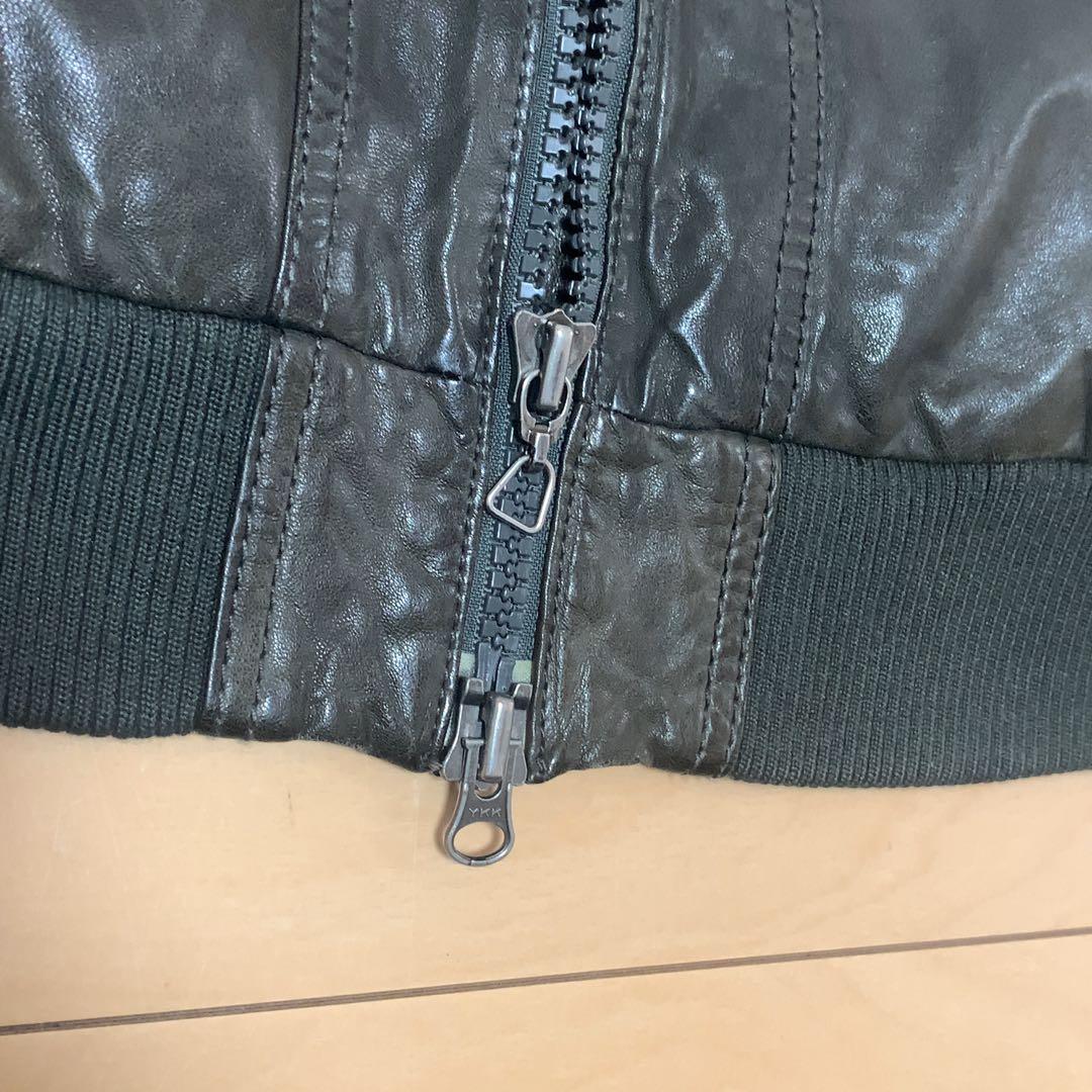 Armani Jeans レザージャケット ダークブラウン アルマーニ y2k