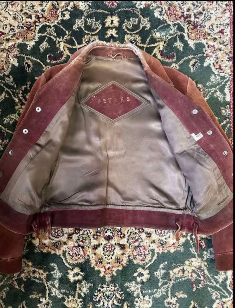 石川極上フェード70年代　VINTAGE 本革スウェードジャケット