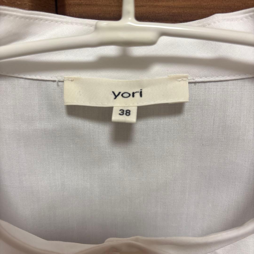 スカラップスリーブブラウス