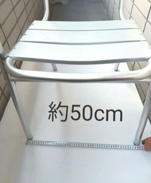 パイプ椅子 アルミチェアー　アウトドア ガーデンチェア アルミ製 屋外 AMAT