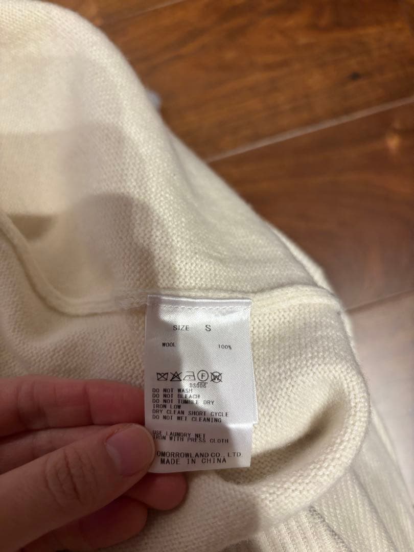 TOMORROWLAND NZ LAMBS クルーネックプルオーバー