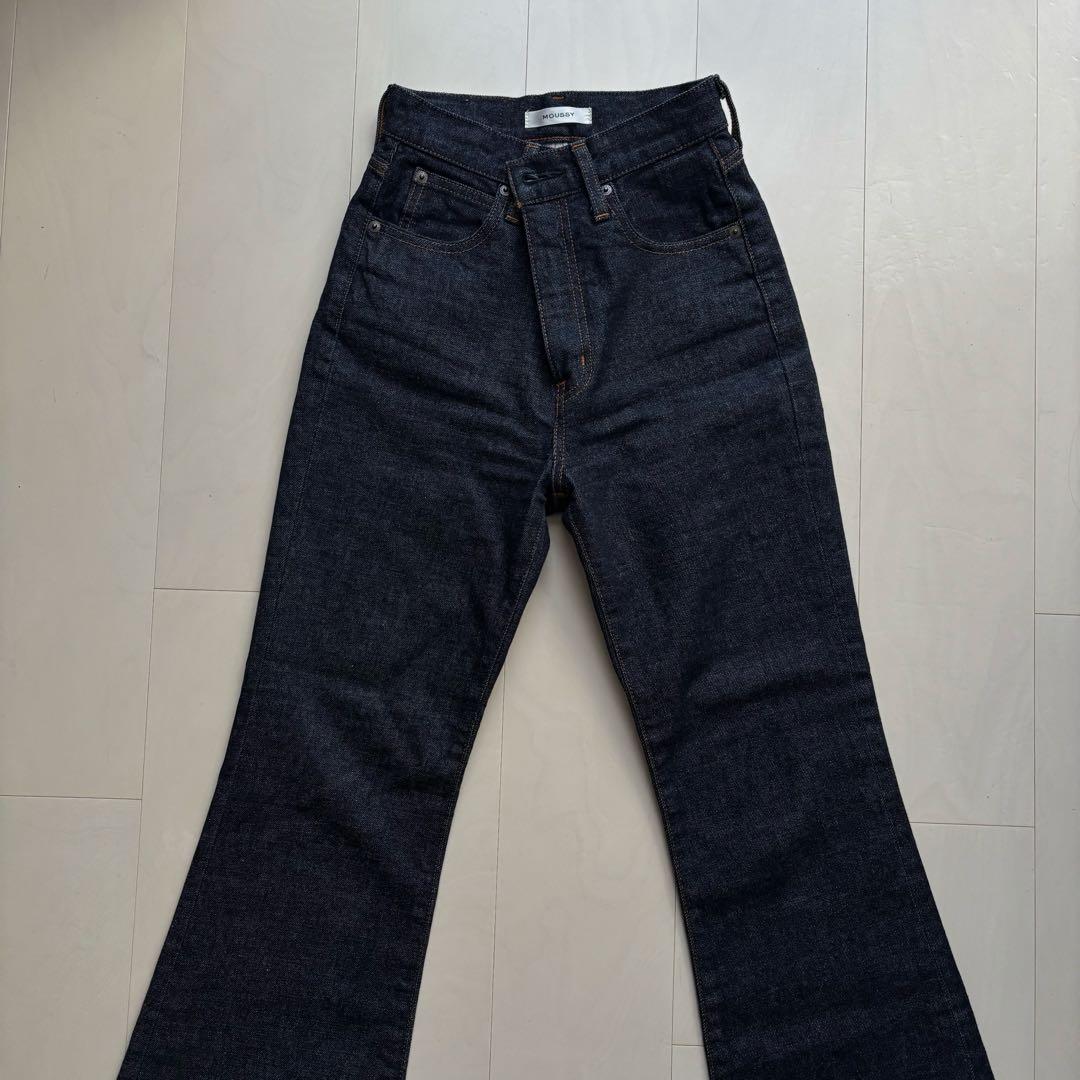 MOUSSY MVS FLARE ワンウォッシュ 24inch