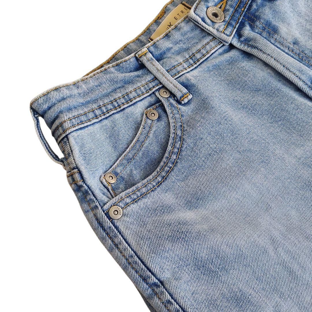 YANUK × ETRE TOKYO センタープレスストレー 23 ライトブルー