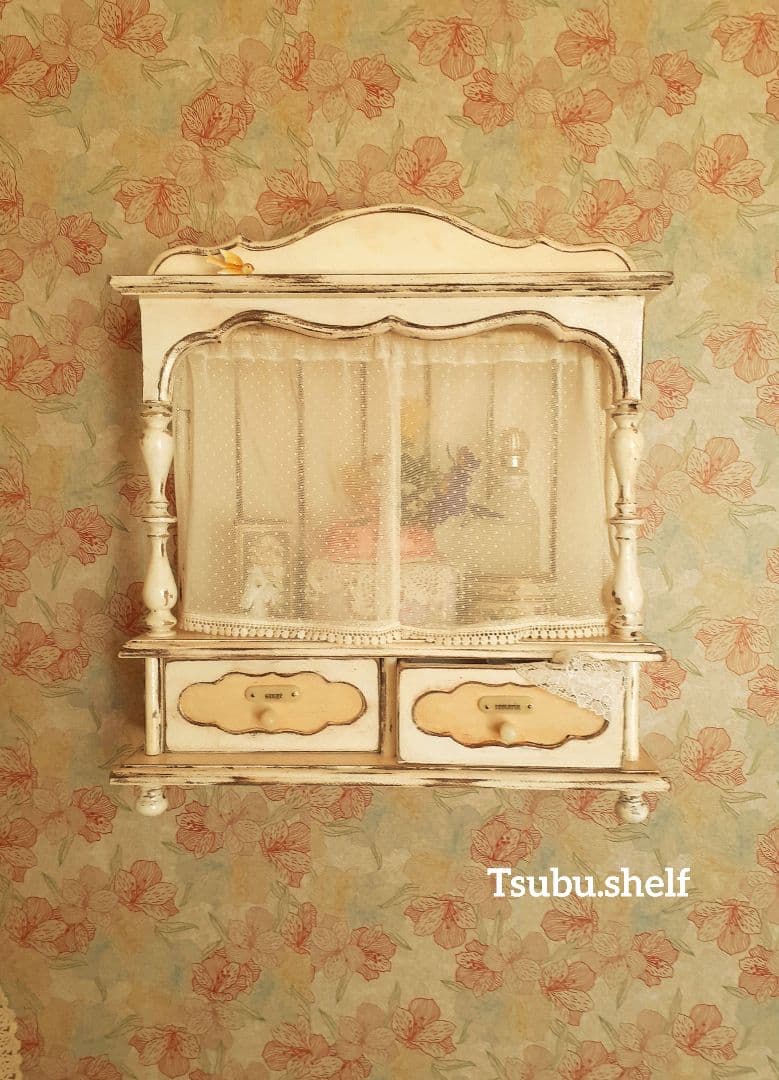 アンティーク・ヴィンテージ調　シャビー　ウォールシェルフ