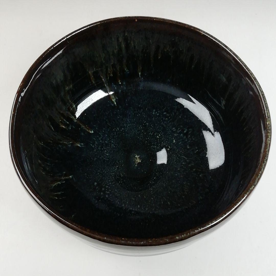 Ｗ１８２　茶碗　『小鹿田焼』『柳瀬春矼 作』　共箱　抹茶碗　茶道具