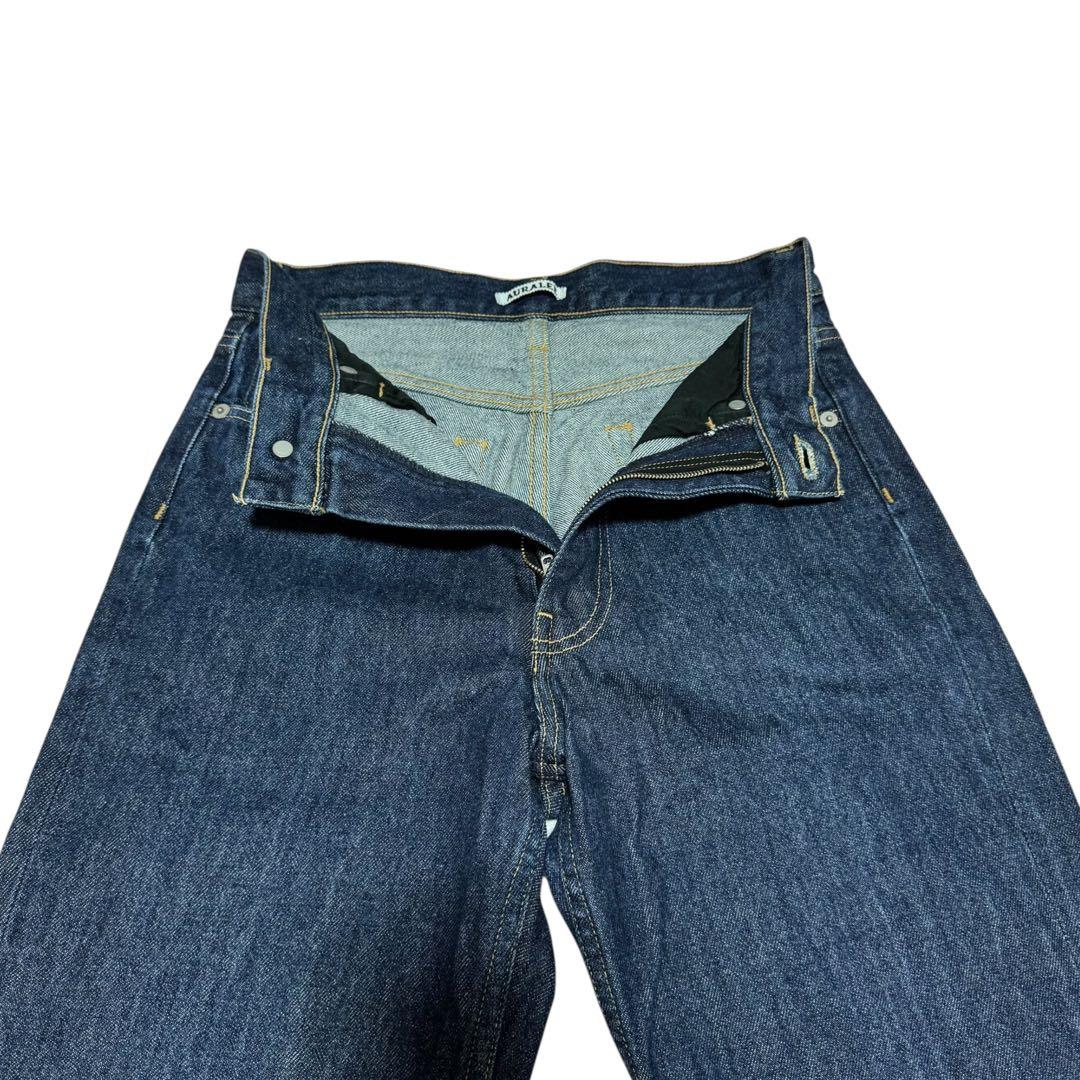 ✨美品✨　オーラリー　 HARD TWIST DENIM 5PPANTS 25