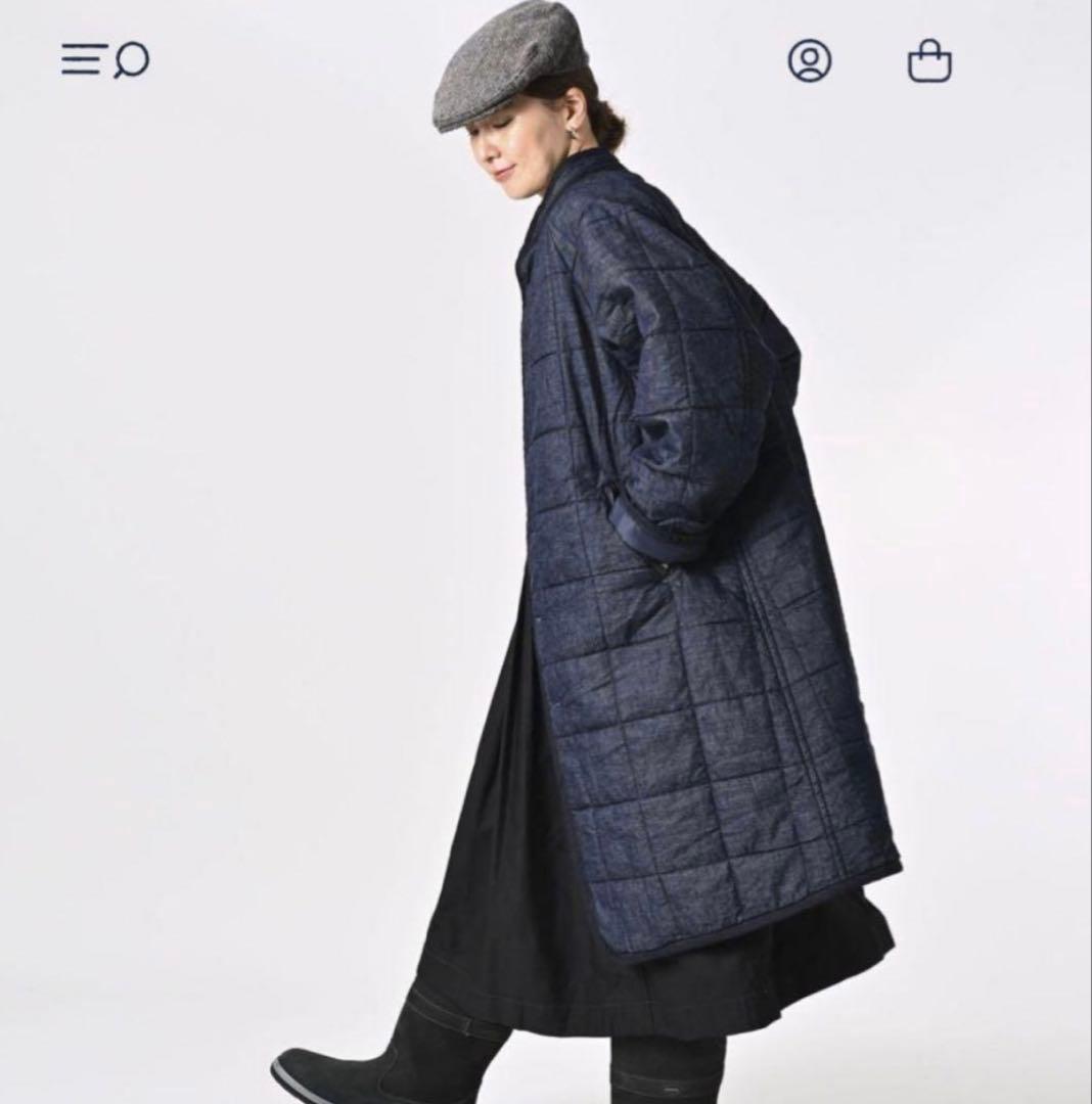 45R キルティング ロングコート　サイズ2 タグ有り