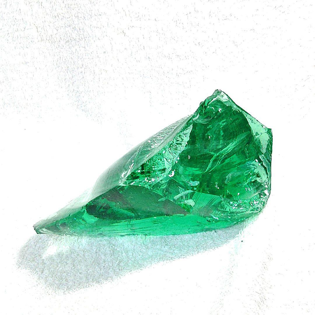 ☆オブシディアン天然石原石☆クロムグリーン☆天然ガラス約1.2kg