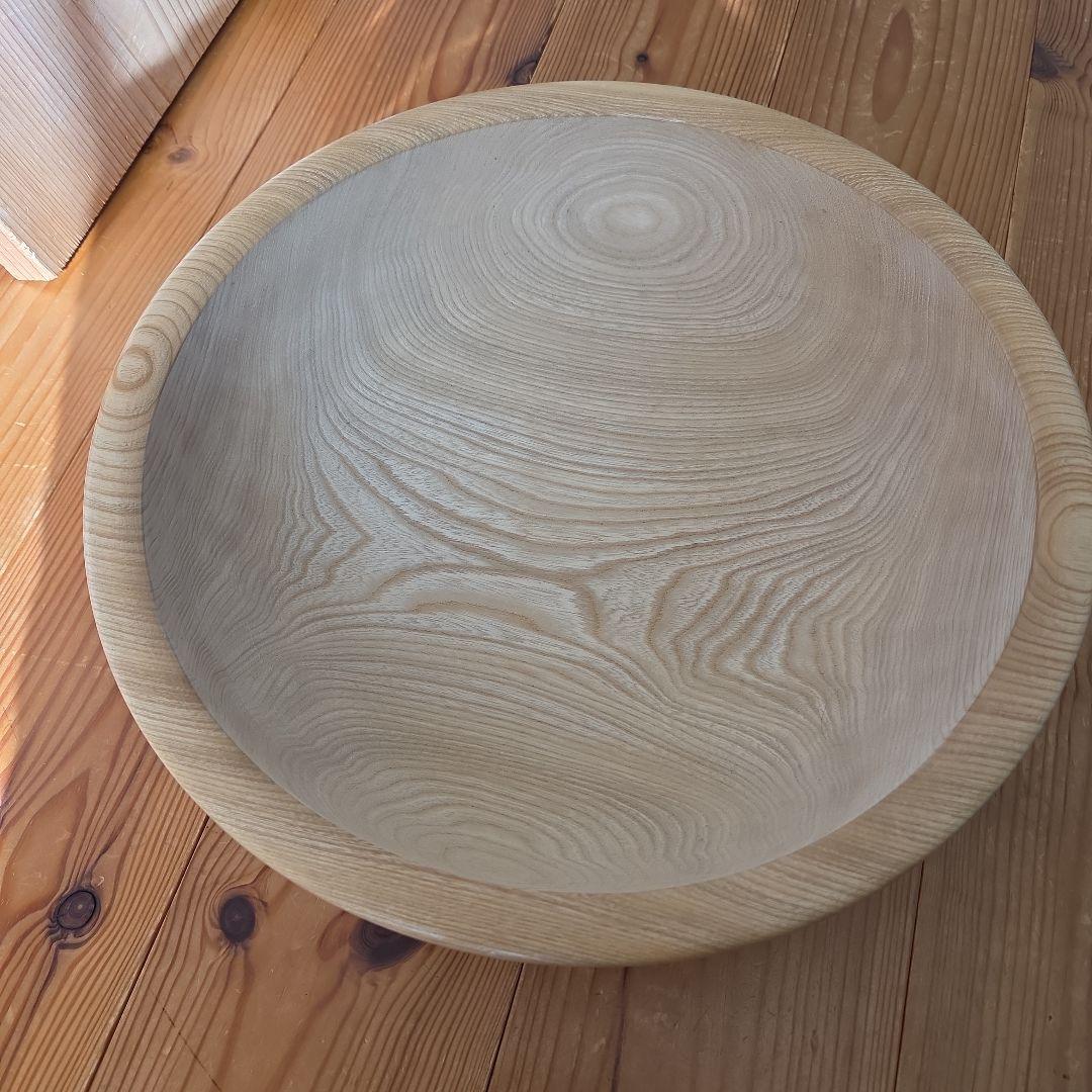 こね鉢　ナチュラルウッドボウル　ろくろ