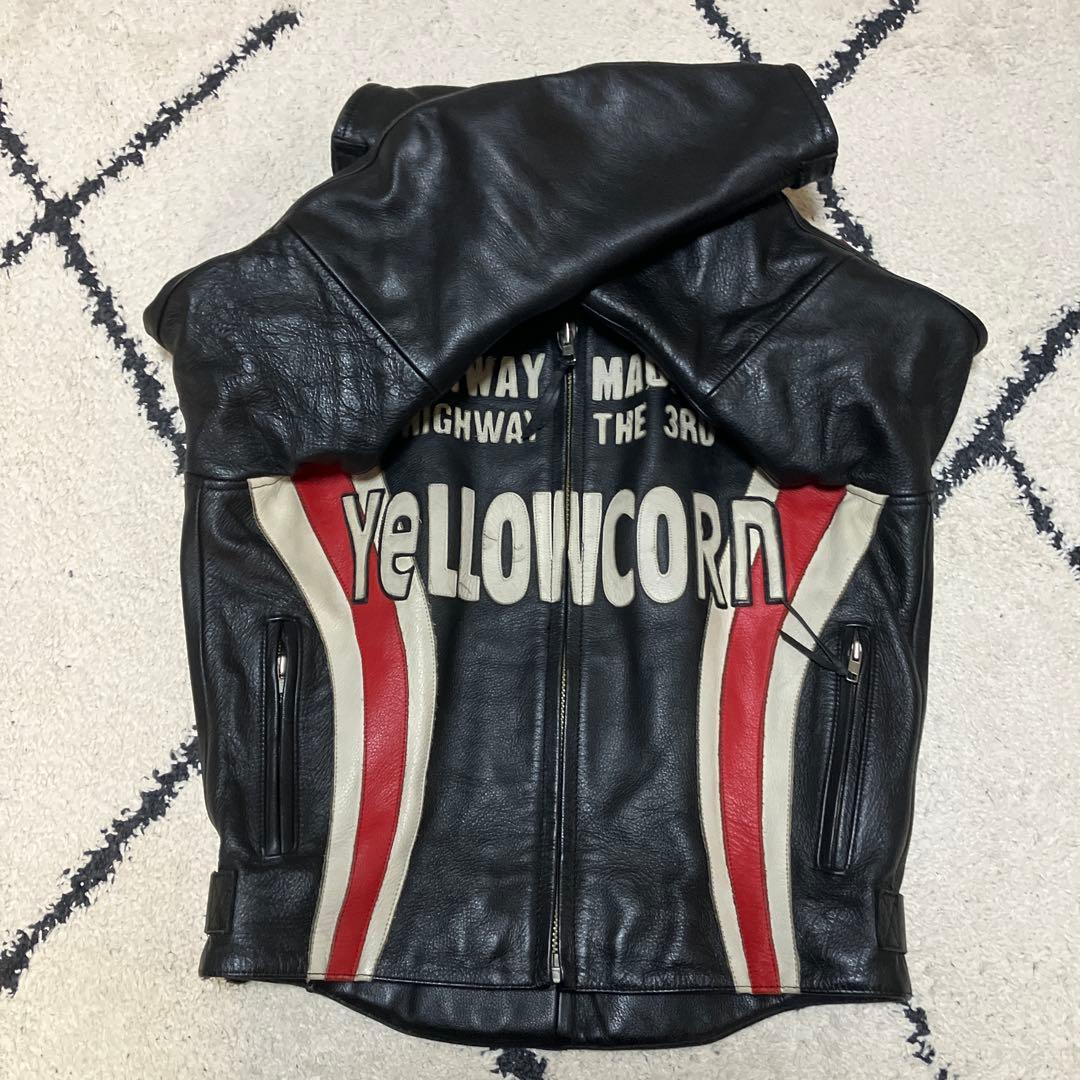 YELLOW CORN レザージャケット Lサイズ