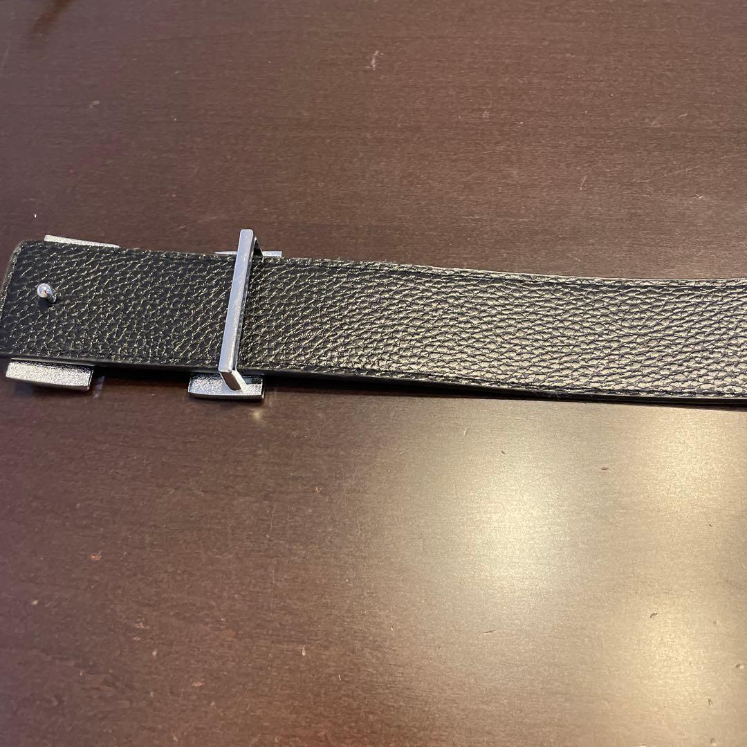 HERMES メンズベルト　ネイビー