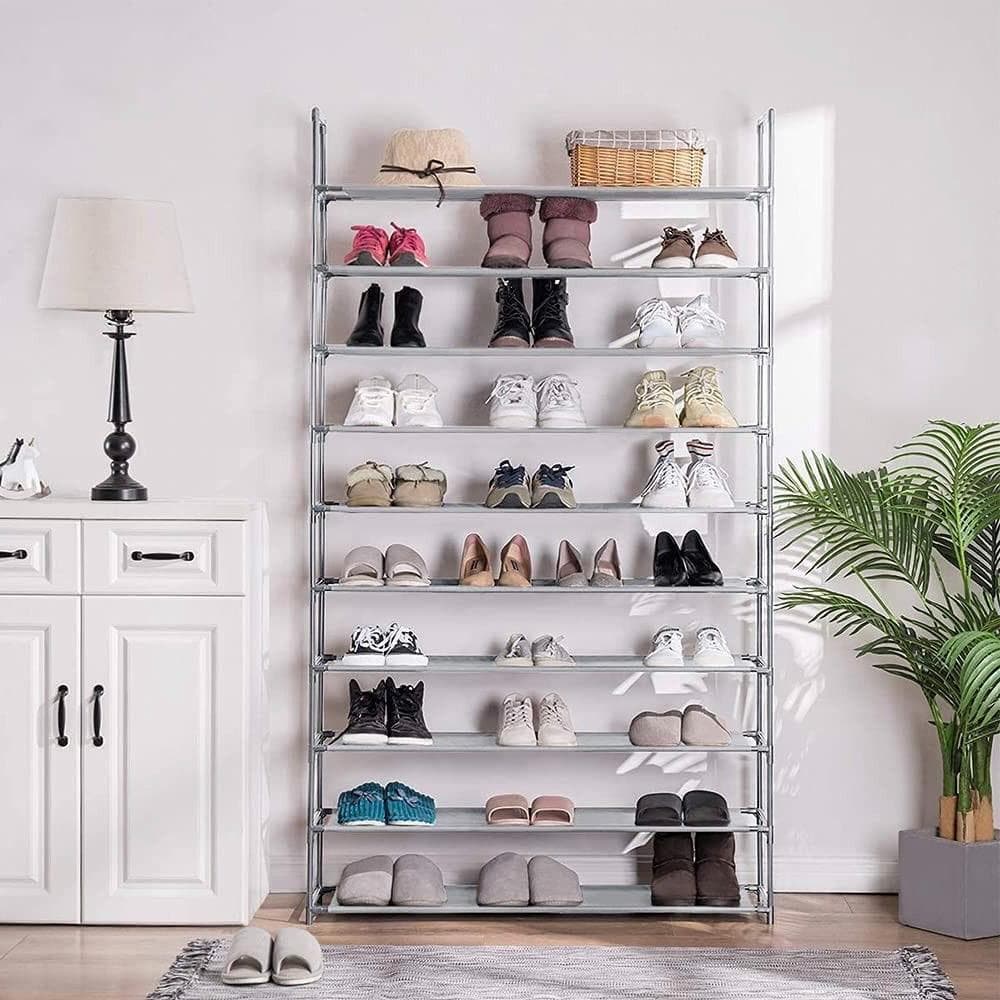 ❤最大50足収納❣スタイリッシュでお洒落な魅せる収納OK♪❤シューズラック