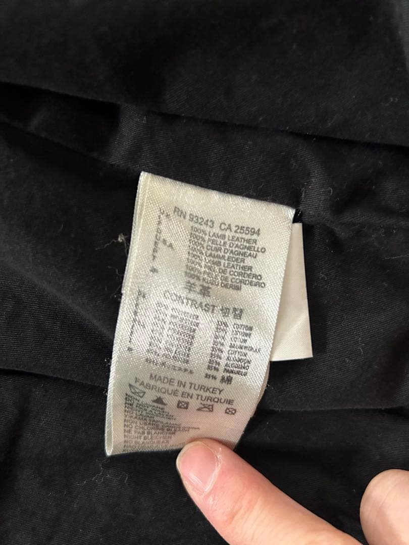 ディーゼル　ラムレザージャケット　S