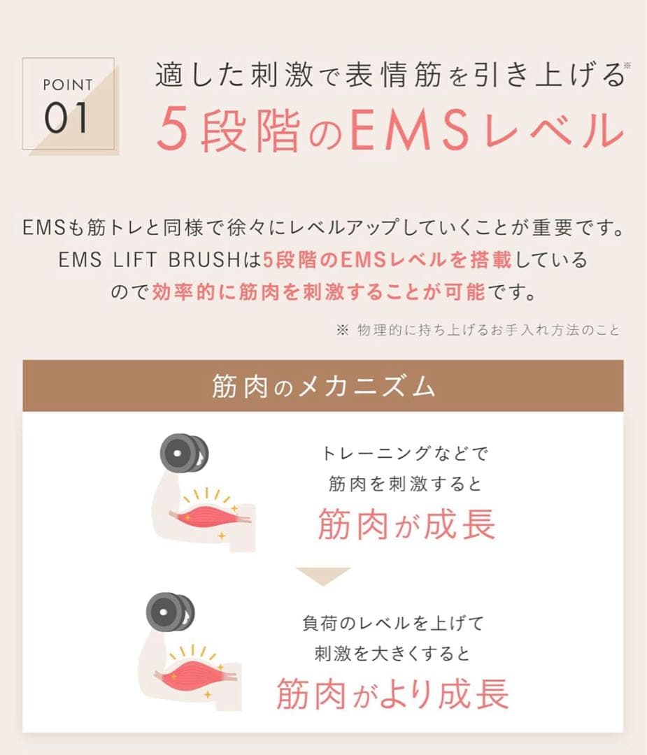 新品未使用 ★ SALONIA EMSリフトブラシ 電気ブラシ 電動頭皮ブラシ
